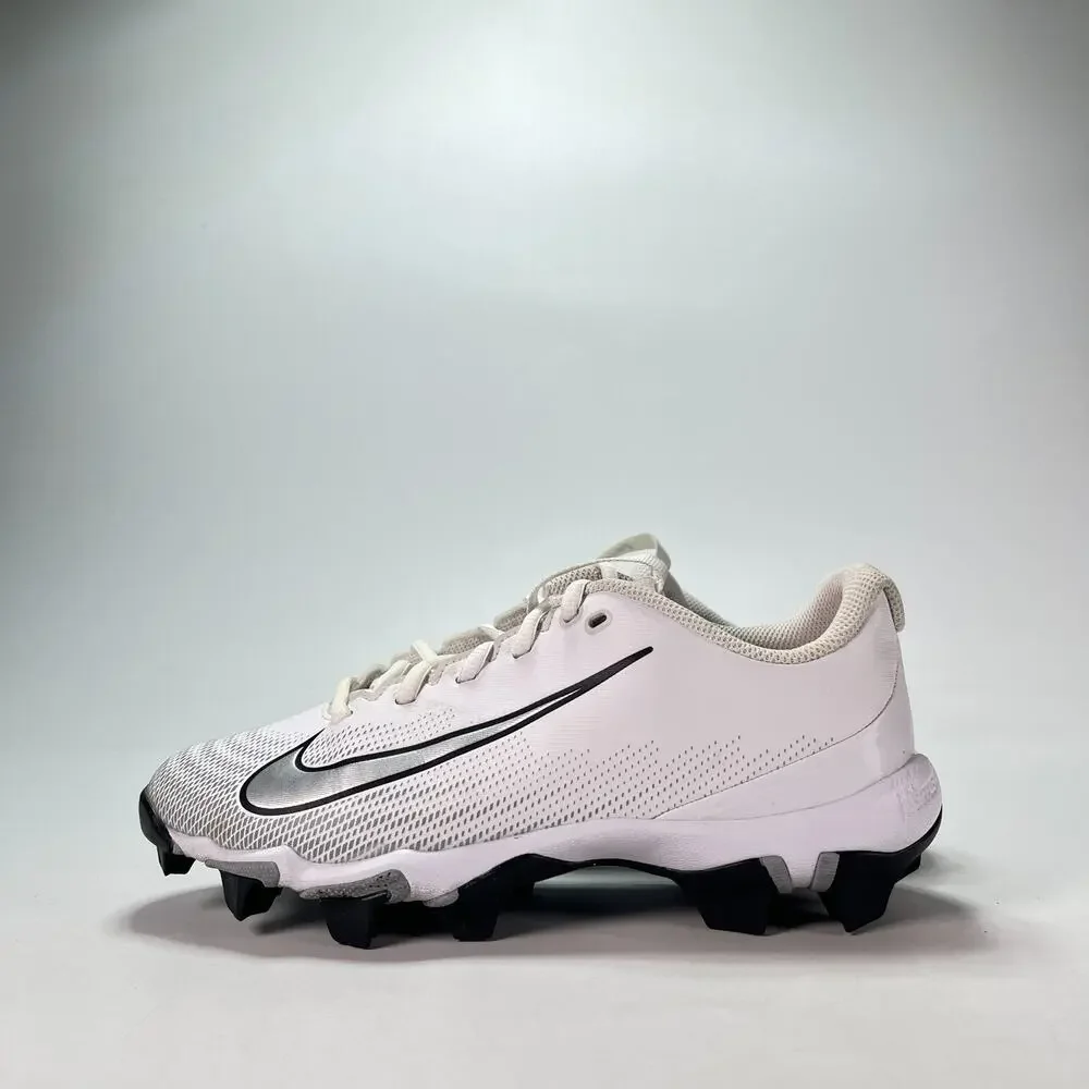 Nike Vapor Shark 3 White Wolf Grey Low Top Football Cleat FB3306-100 Youth Sz 6Y